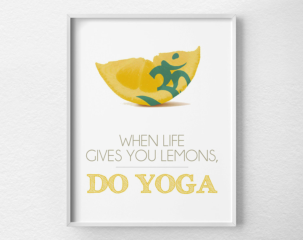 Inspirational Yoga Print Inspirational Yoga Print