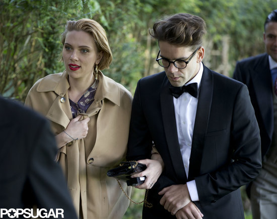 Scarlett Johansson Shows Off Her Pregnancy Glow at a Wedding Scarlett Johansson Shows Off Her Pregnancy Glow at a Wedding