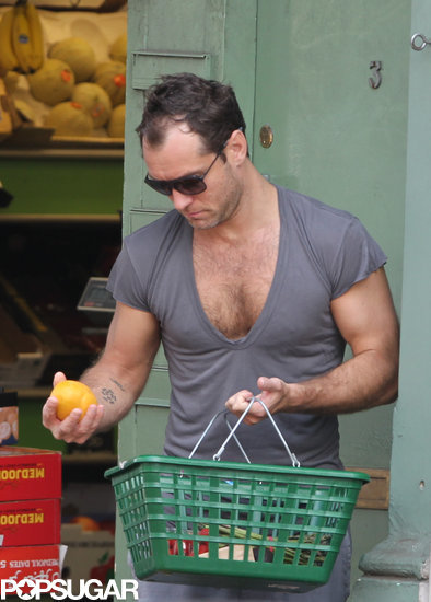 Jude Law Tests the Limits of Tasteful Man Cleavage Jude Law Tests the Limits of Tasteful Man Cleavage