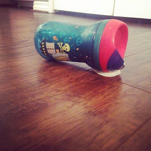 If a milk-filled sippy cup is lost, drop everything and find it.