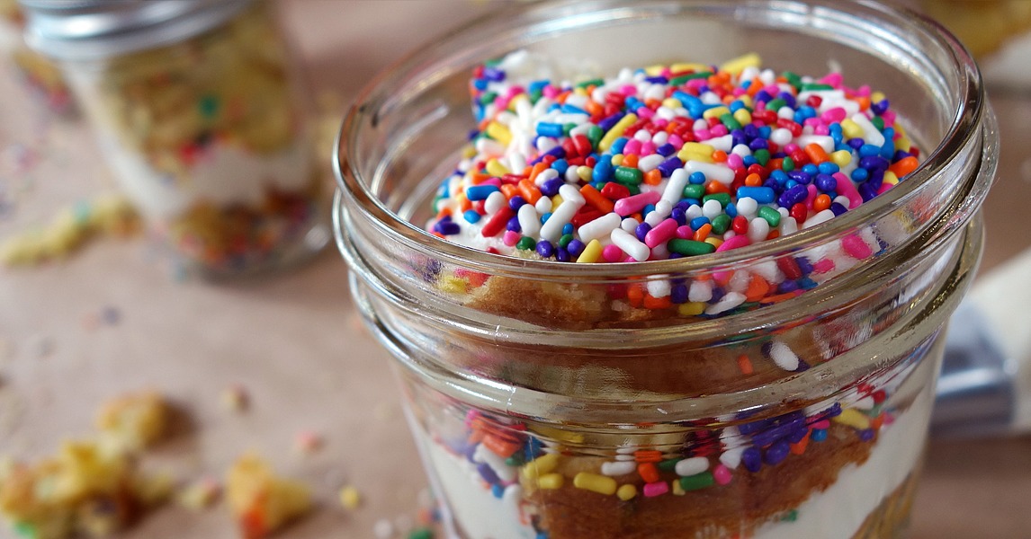 Confetti Cake in a Jar POPSUGAR Food