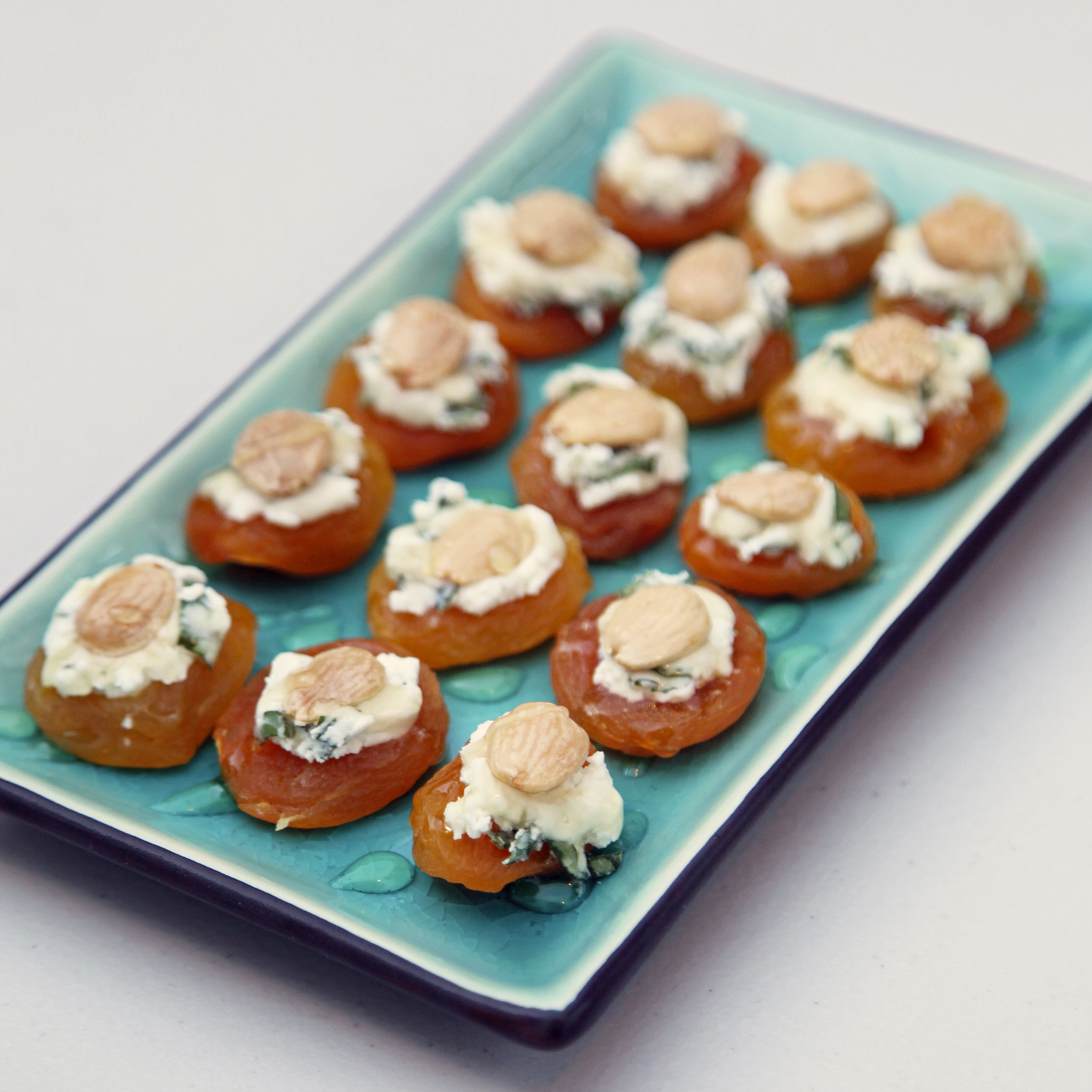 Apricot, Goat Cheese, and Almond Bites 40 Killer Vegetarian