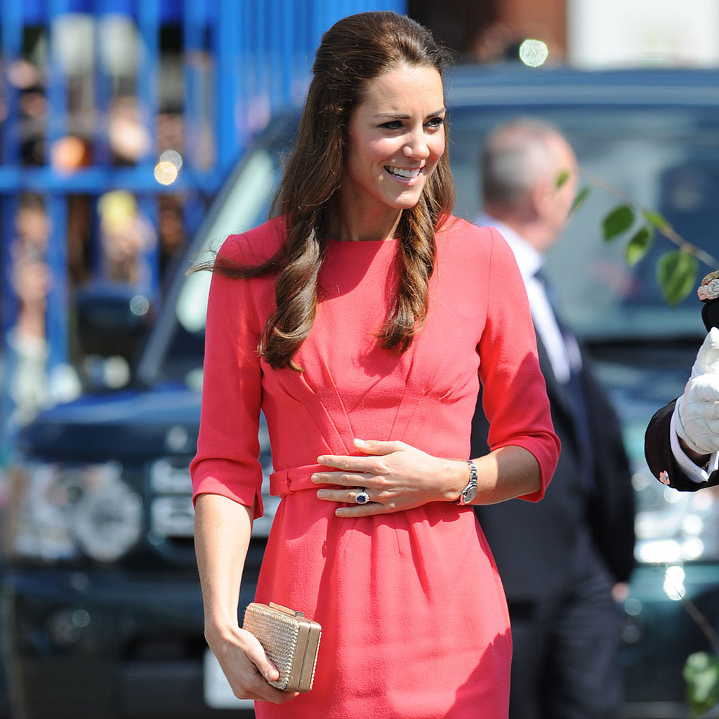 kate middleton pink blouse