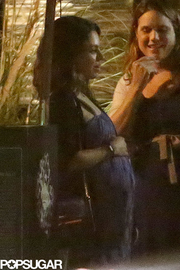 Aww! Mila Kunis Holds Her Growing Baby Bump Aww! Mila Kunis Holds Her Growing Baby Bump