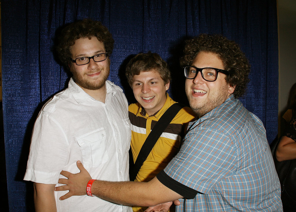 Seth Rogen, Michael Cera, and Jonah Hill buddied up at the convention in 2007.
Seth Rogen, Michael Cera, and Jonah Hill buddied up at the convention in 2007.
