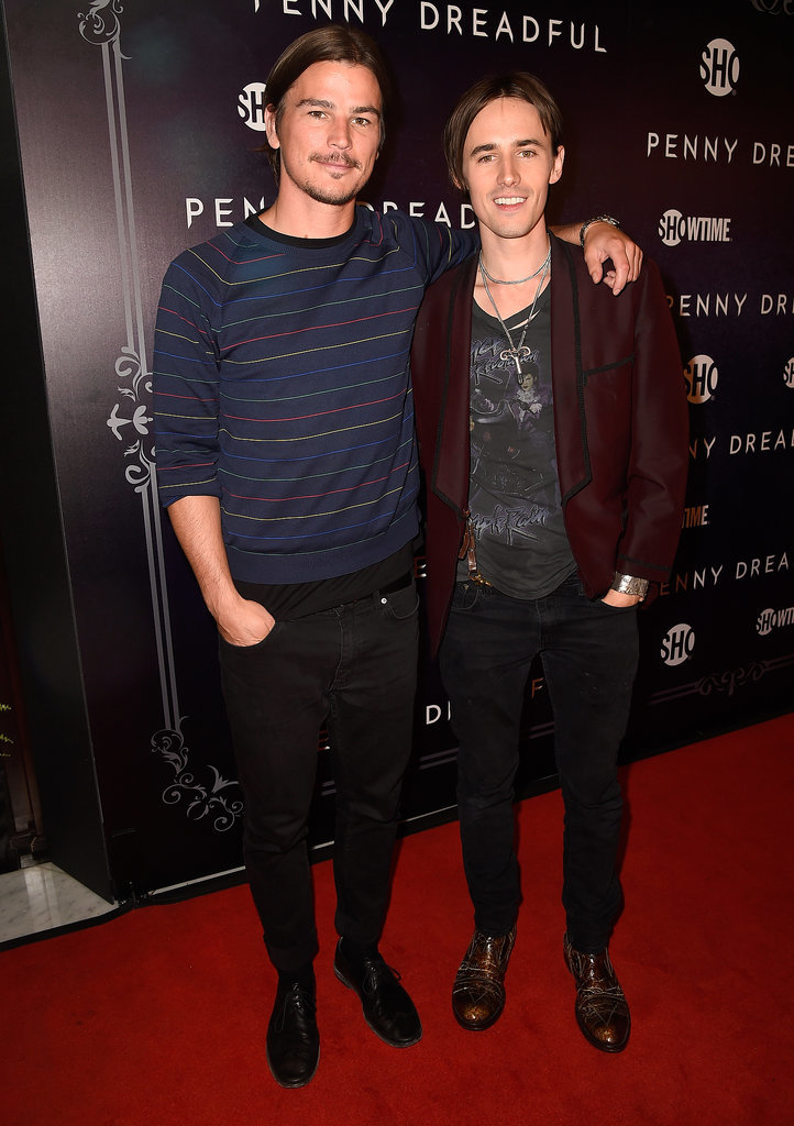Josh Hartnett and his Penny Dreadful costar Reeve Carney walked the red carpet on Thursday.
Josh Hartnett and his Penny Dreadful costar Reeve Carney walked the red carpet on Thursday.
