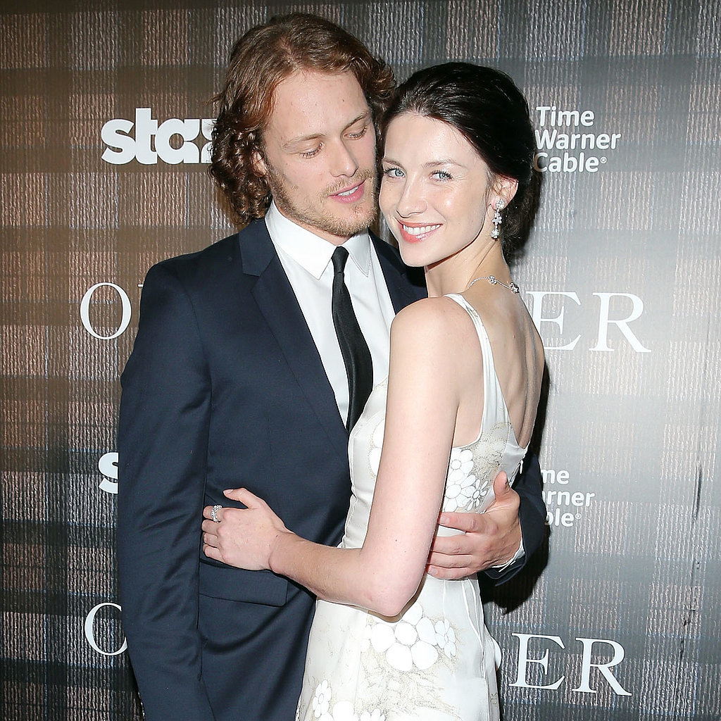 Caitriona Balfe And Sam Heughan Outlander Interview Video Popsugar Celebrity