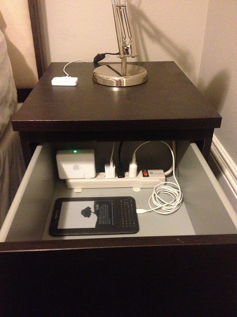 Keep Electronics Organized in a Drawer Keep Electronics Organized in a Drawer