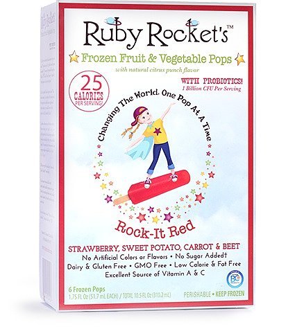 Ruby Rocket's Frozen Fruit and Vegetable Pops Ruby Rocket's Frozen Fruit and Vegetable Pops