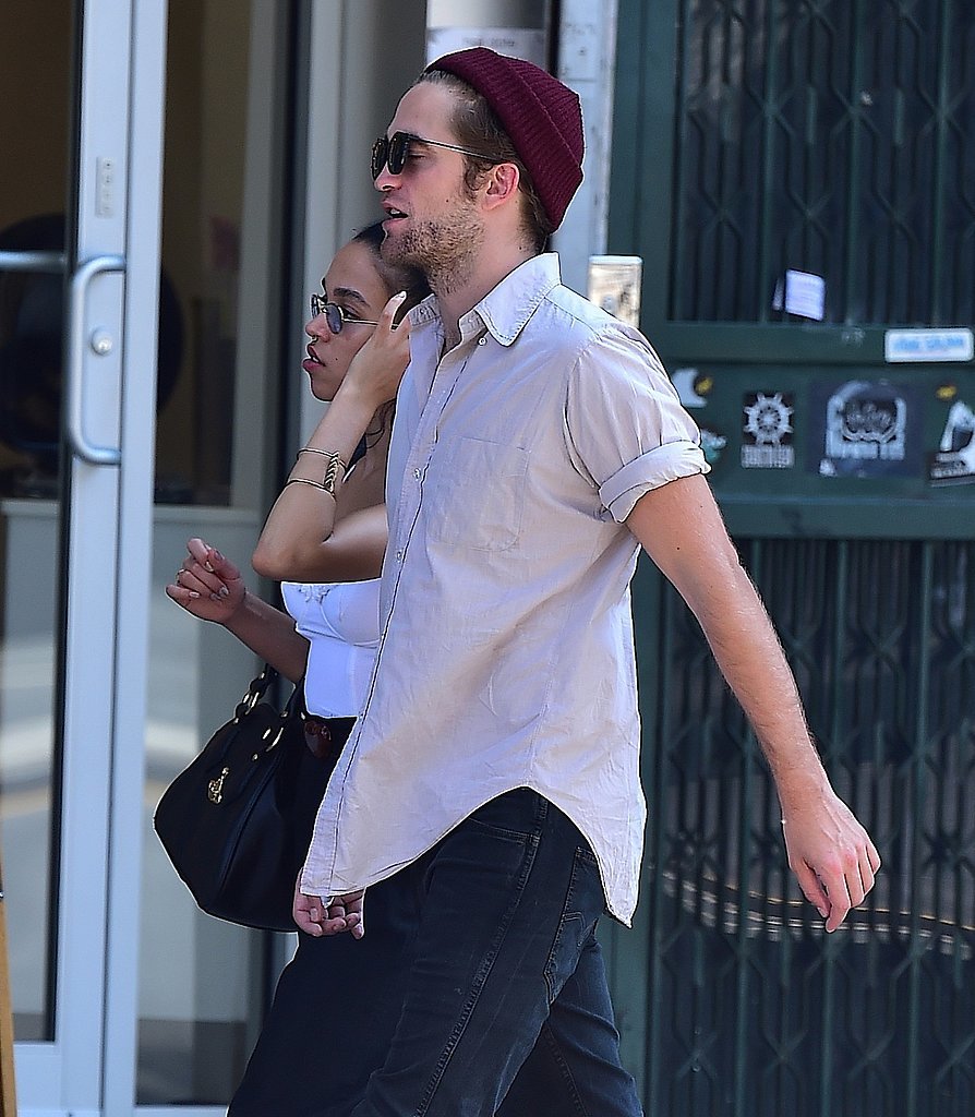 Robert Pattinson hit the streets of NYC with friends on Wednesday.
Robert Pattinson hit the streets of NYC with friends on Wednesday.