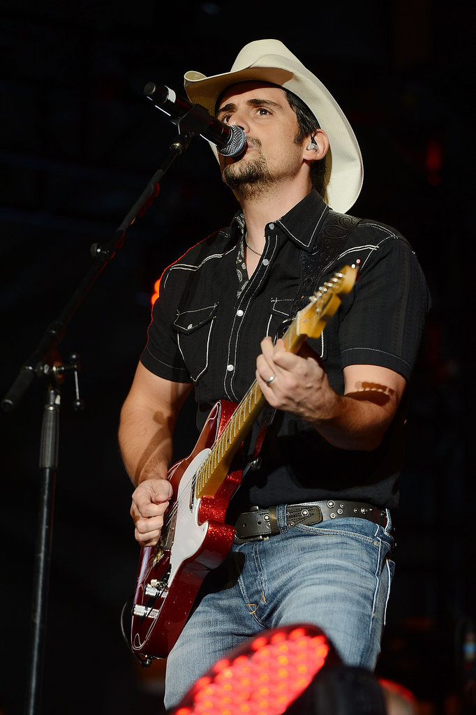Brad Paisley performed at a pool party in Las Vegas on Wednesday.
Brad Paisley performed at a pool party in Las Vegas on Wednesday.