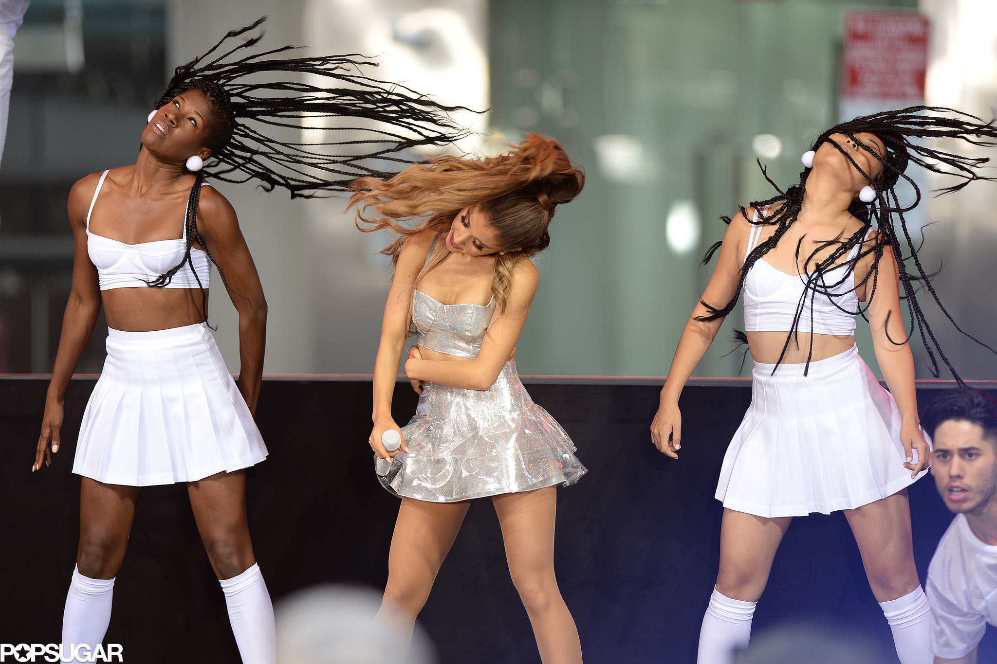 Ariana Grande Whipped Her Hair Back And Forth During H