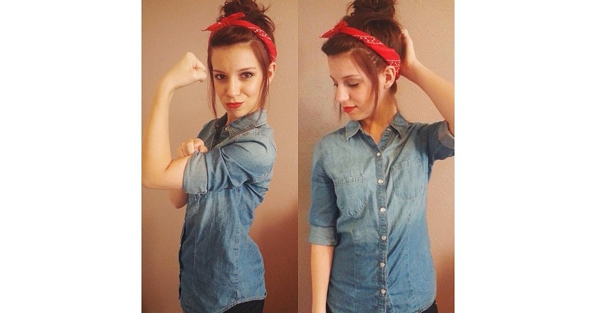 Rosie the Riveter 70 MindBlowing DIY Halloween Costumes For Women