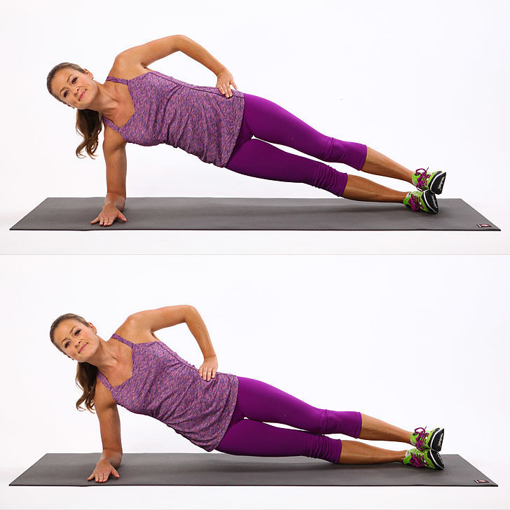Side Plank Dips Battle the Muffin Top With Your New BFF Side Plank