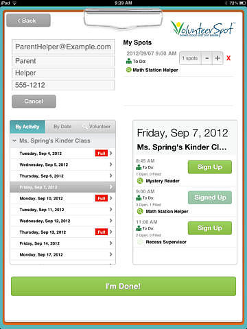 Clipboard by VolunteerSpot Clipboard by VolunteerSpot