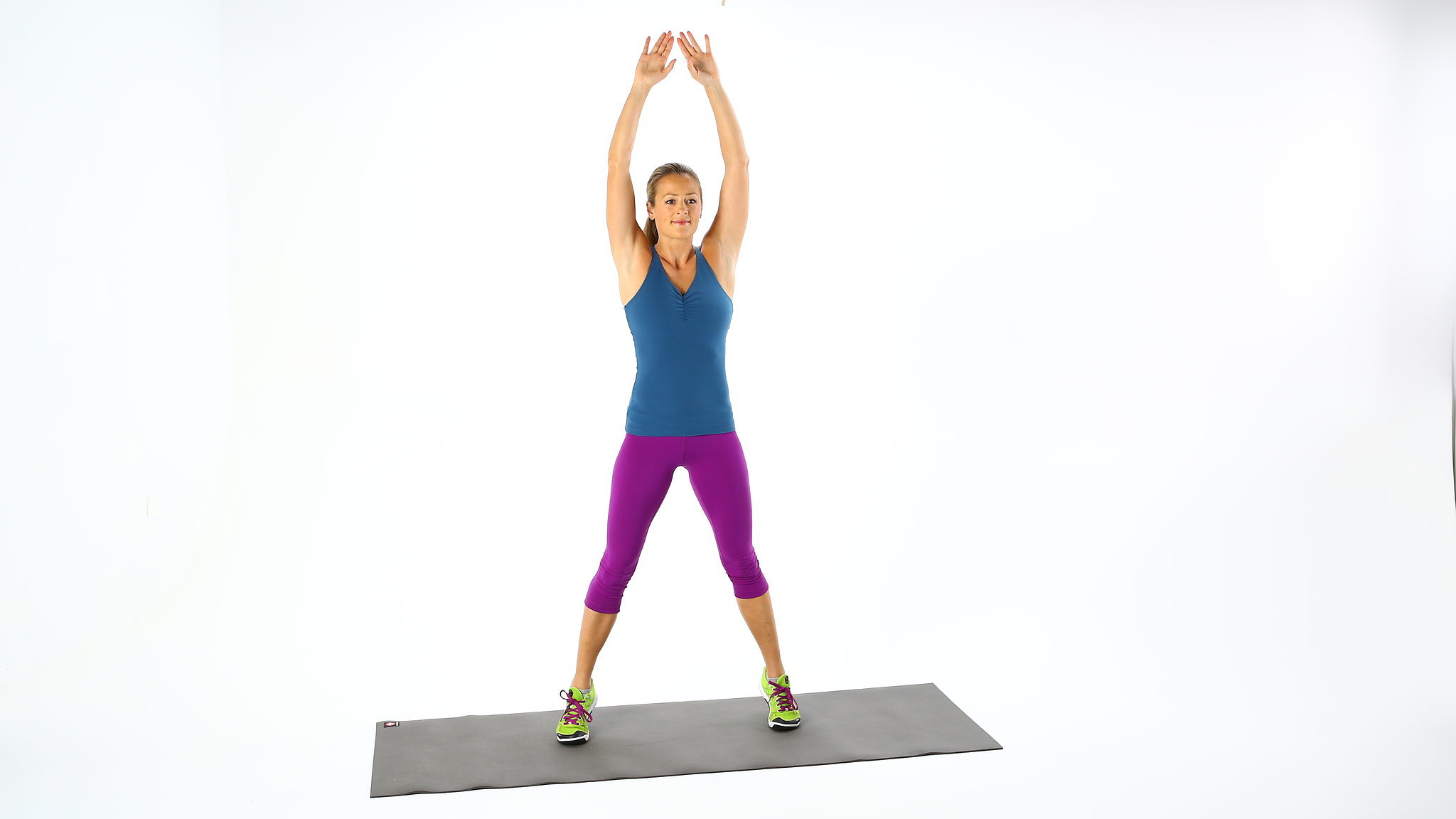 Jumping Jacks This 7 Minute Workout Targets Belly Fat Popsugar Fitness