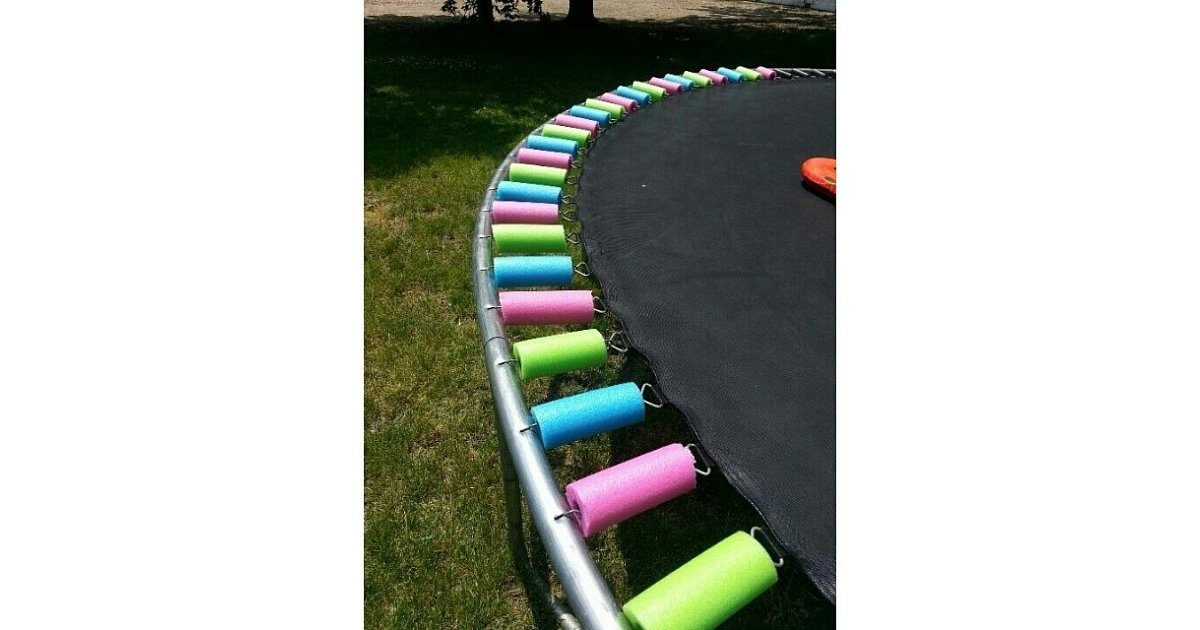 Pool Noodle TrampolineSpring Wrap You Won't Believe All of the