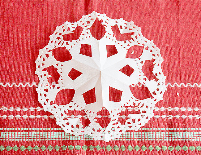 Doily Snowflakes Doily Snowflakes
