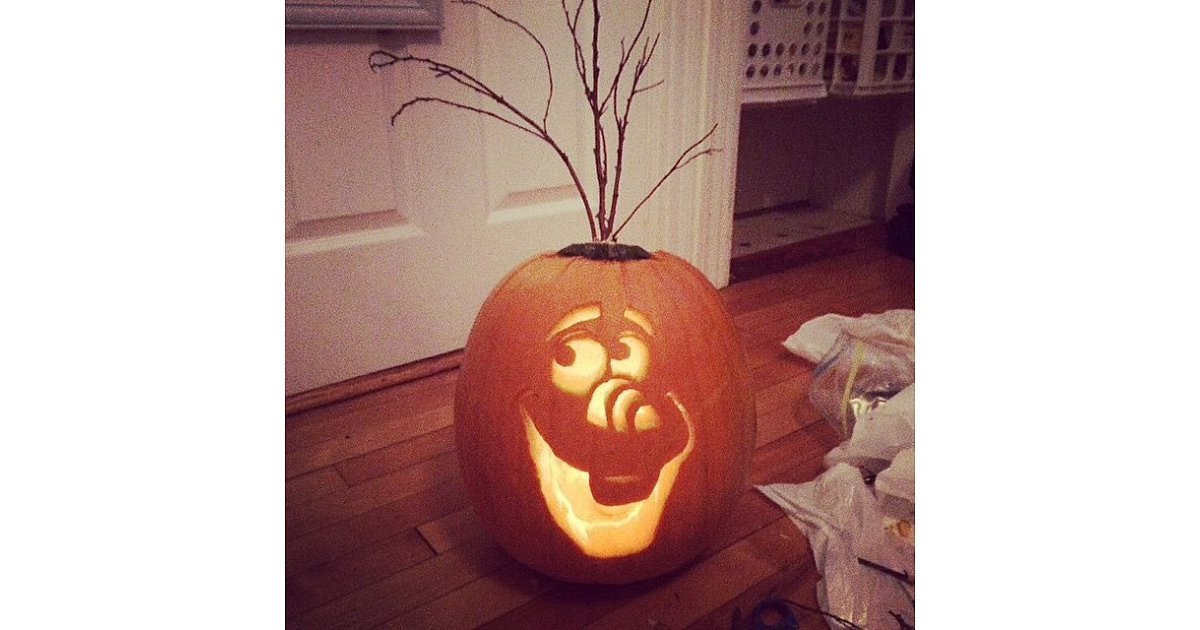 Olaf Carving With Sticks 16 Frozen Pumpkin Ideas Worth Melting For