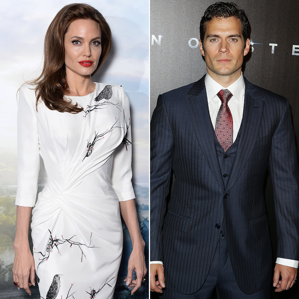 Angelina Jolie and Henry Cavill Angelina Jolie and Henry Cavill