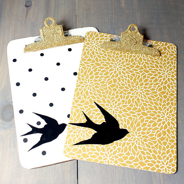 Gold Glitter Clipboard Go Gaga For Glitter With These 29 Sparkly DIYs POPSUGAR Smart Living