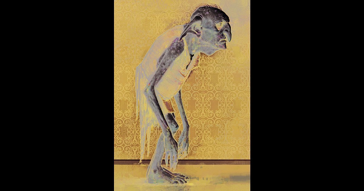 Kreacher the HouseElf Harry Potter's Original Concept Art Might Give