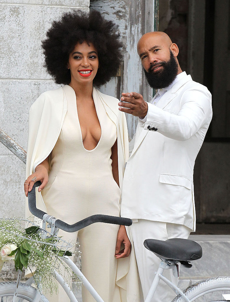 Solange Knowles Wedding Dress Popsugar Fashion