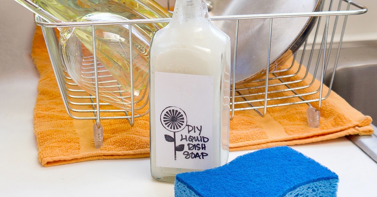 Homemade Eco-Friendly Liquid Dish Soap