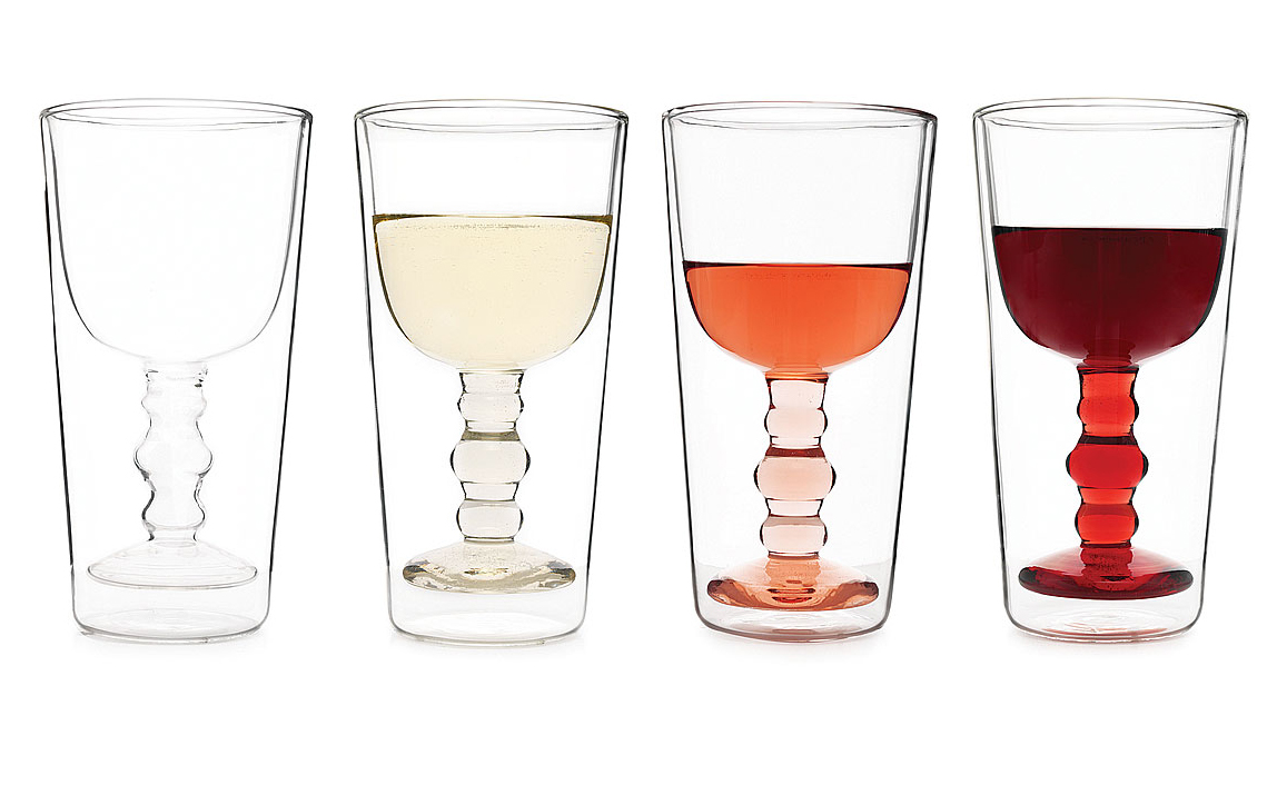 Illusion Wine Glasses (55 for set of four) 100+ Gifts the Woman in