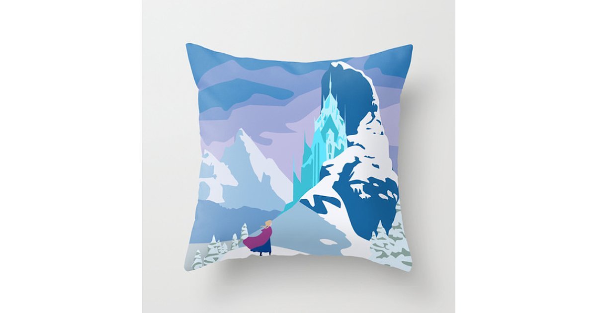 frozen throw pillow