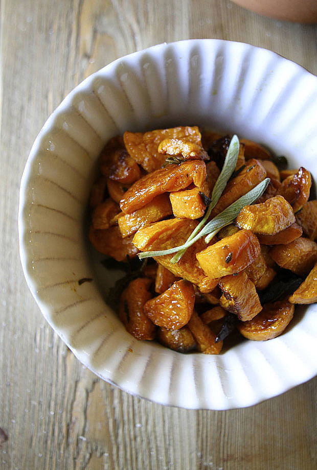 Roasted Sweet Potatoes With Sage and Paprika Roasted Sweet Potatoes With Sage and Paprika
