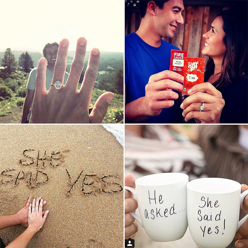 Cute Engagement Announcements