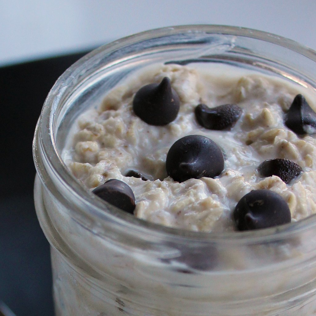 Cookie Dough Overnight Oats POPSUGAR Fitness