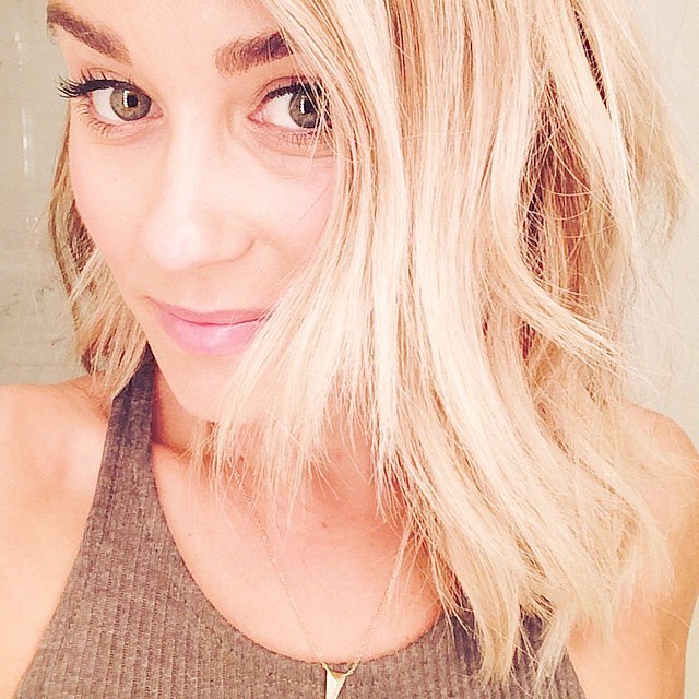 Lauren showed off her newly chopped locks.
Lauren showed off her newly chopped locks.