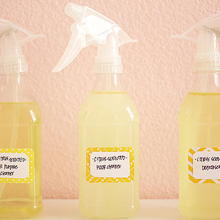DIY Citrus-Scented Kitchen Cleaning Products