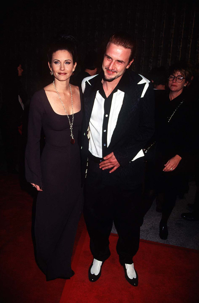 Courteney Cox and David Arquette in 1996 | Flashback to When These