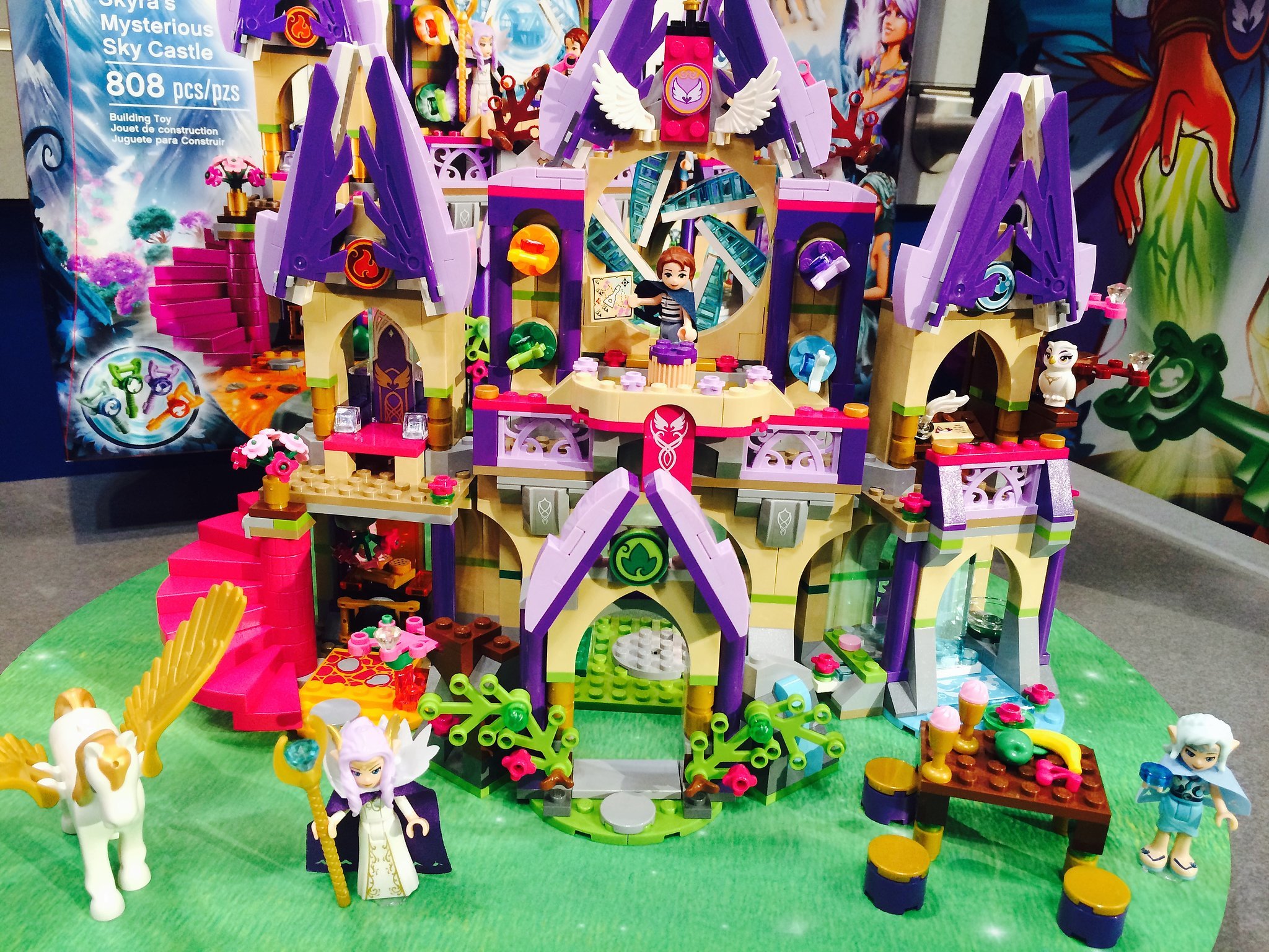 lego elves sky castle