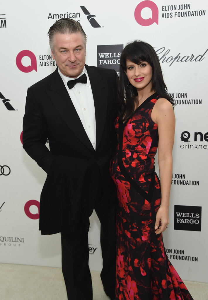 Alec Baldwin and Hilaria Baldwin The Oscars Party Started at Elton