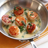 Seared Scallops in a White Wine Butter Sauce Seared Scallops in a White Wine Butter Sauce