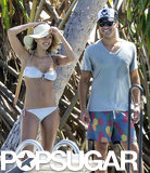 Jessica Alba Wears White Bikini
