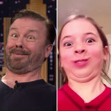 Jimmy Kimmel Ricky Gervais Giggles