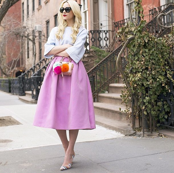 How to Wear a Midi Skirt POPSUGAR Fashion