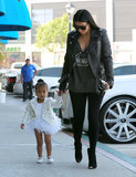 Kim Kardashian Takes Her Tiny Dancer, North West, to Ballet Class