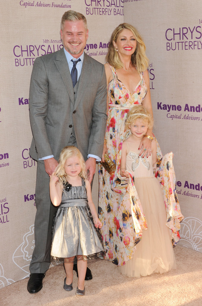 Eric Dane Rebecca Gayheart Cute Daughters Popsugar Celebrity