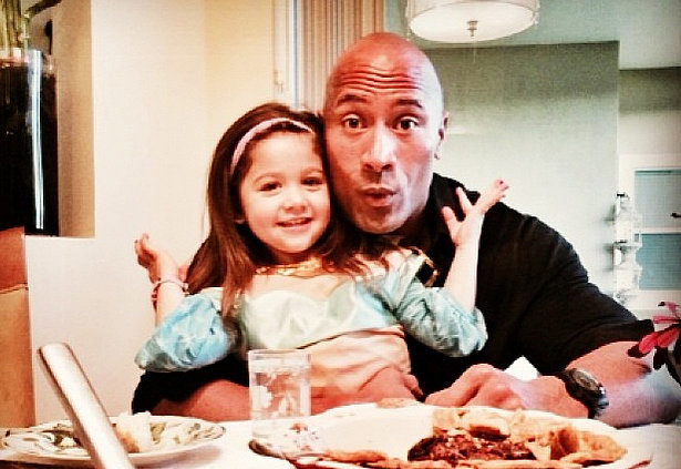 Dwayne "The Rock" Johnson Family Photos | POPSUGAR Moms