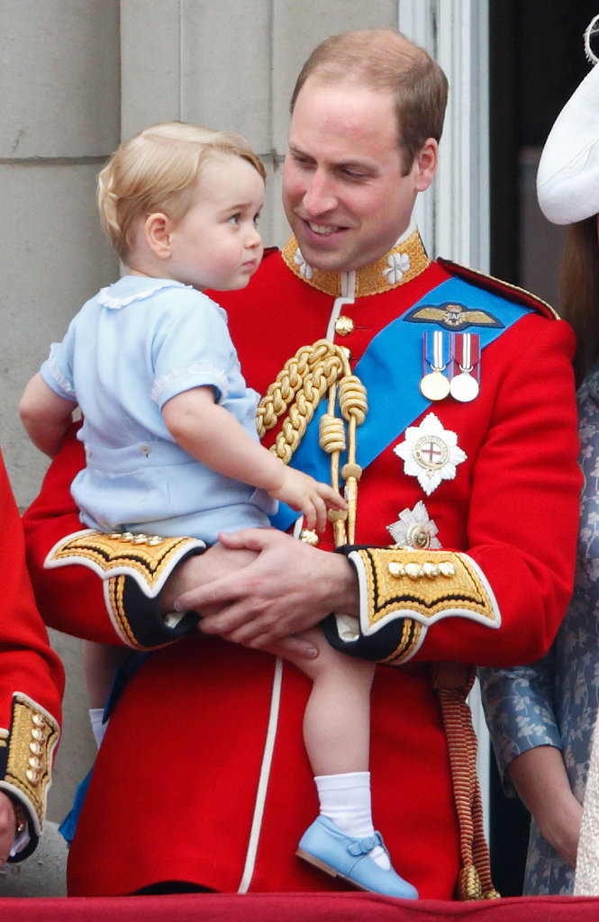 Prince William With Prince George And Princess Charlotte Popsugar Celebrity 