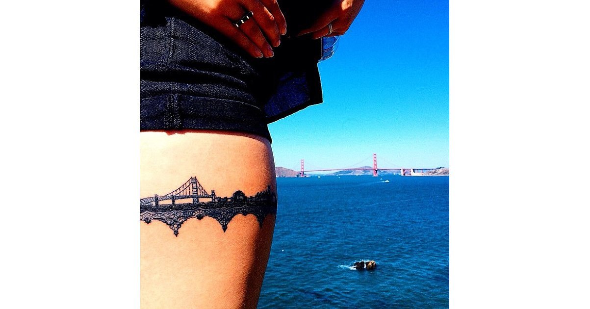 San Francisco 32 City Skyline Tattoos That Prove Home Is Where Your