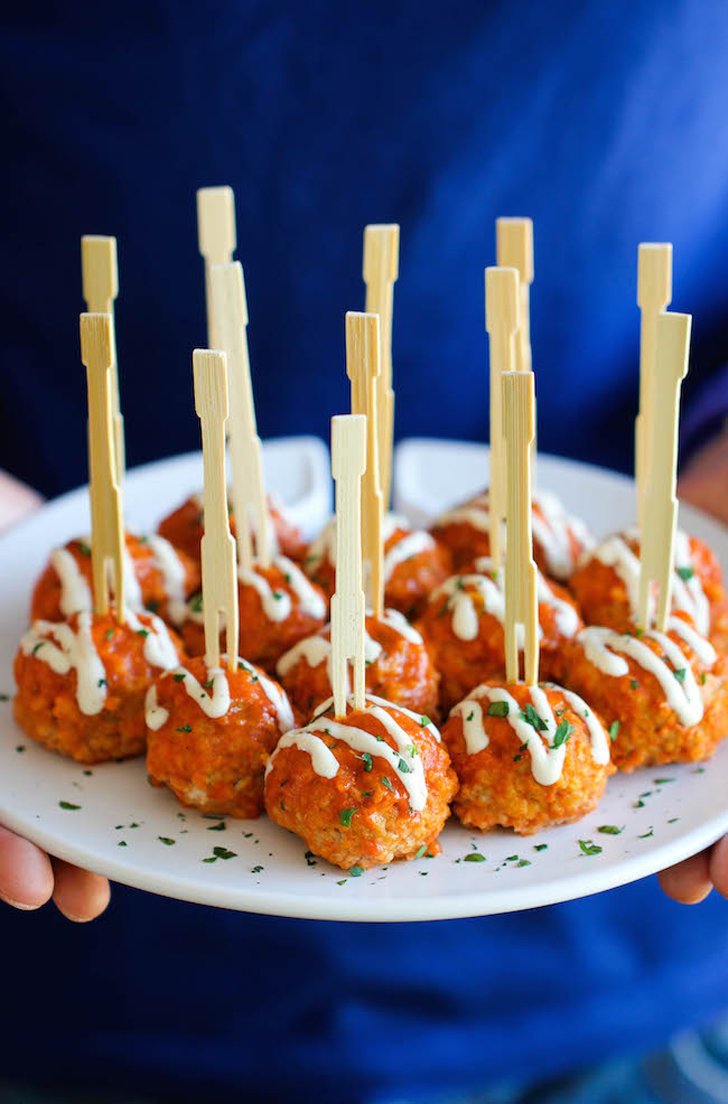 Slow-Cooker Buffalo Chicken Meatballs | 50 Bite-Size Apps Perfect For ...
