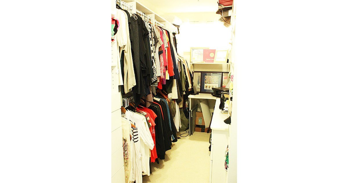 Now take a quick peek at what my closet looked like after just two | I