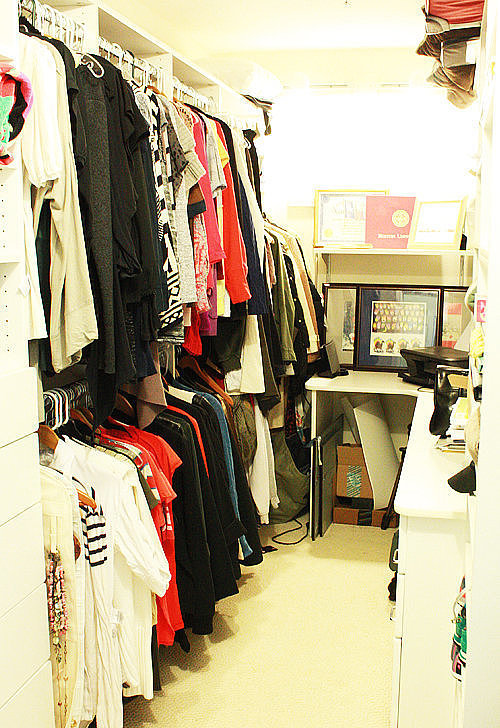 Now take a quick peek at what my closet looked like after just two hours. 